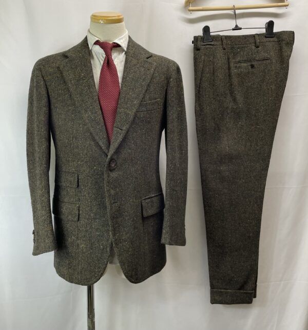 PANICO パニコ】ナポリ仕立て頂上 秋冬向けツイード毛ホームスパン