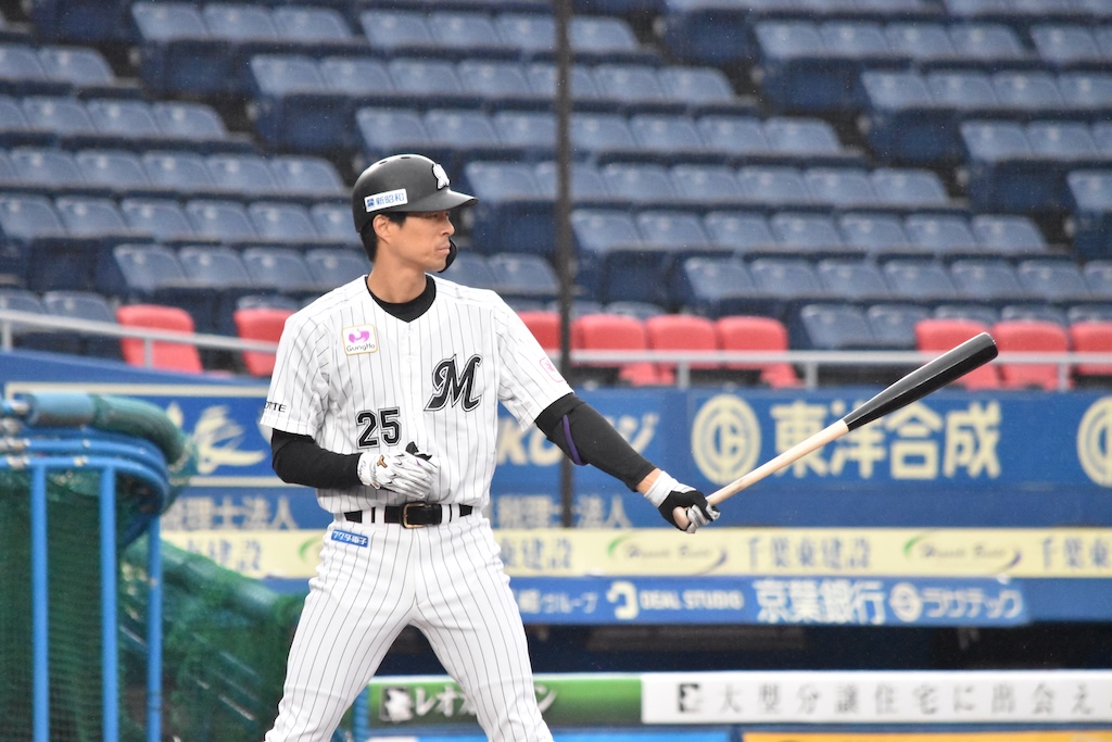 打率.450のロッテ・岡大海、開幕から好調も「まだ数試合なのでなんとも