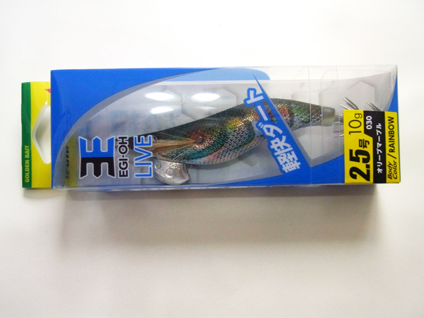 YAMASHITA エギ王LIVE 2.5号 ｵﾘｰﾌﾞﾏｰﾌﾞﾙ RAINBOW 重さ&使い方