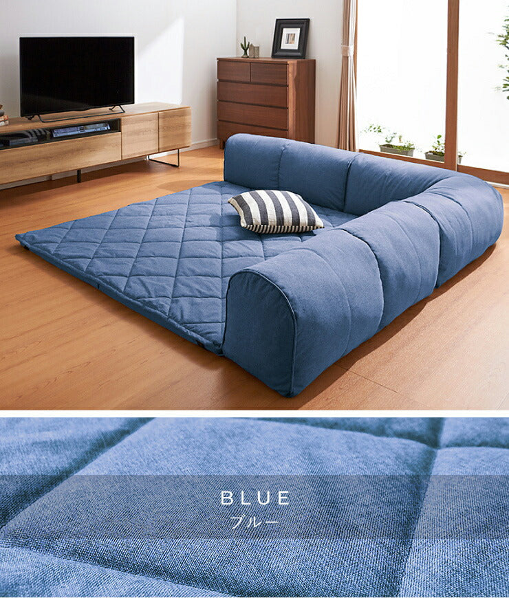 日本製 国産 フロアコーナーソファ L字タイプ 小 40mm厚 ソファ