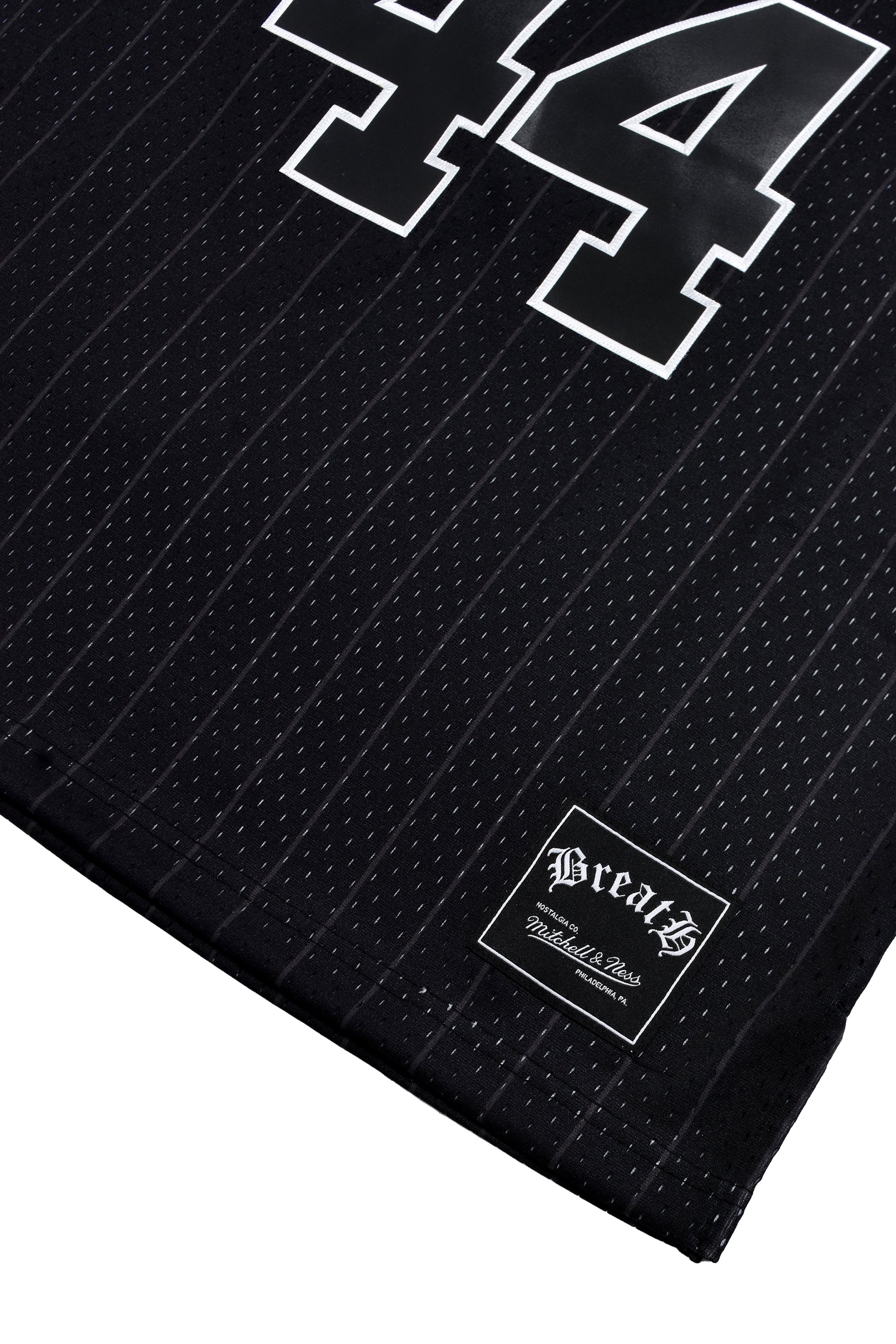 MITCHELL&NESS BB GAME JERSEY / BLACK – BREATH - サイズ 着丈 身幅