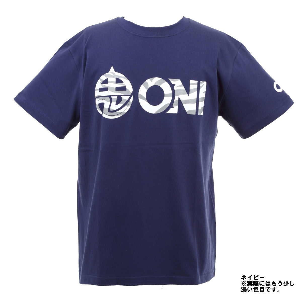 受注生産品】ONI ALLグリップTシャツ 迷彩柄ロゴ 背中超強力滑り止め