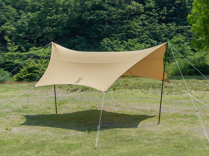 DODから付属品全部入りのTC素材タープ「いつかのタープTC」登場