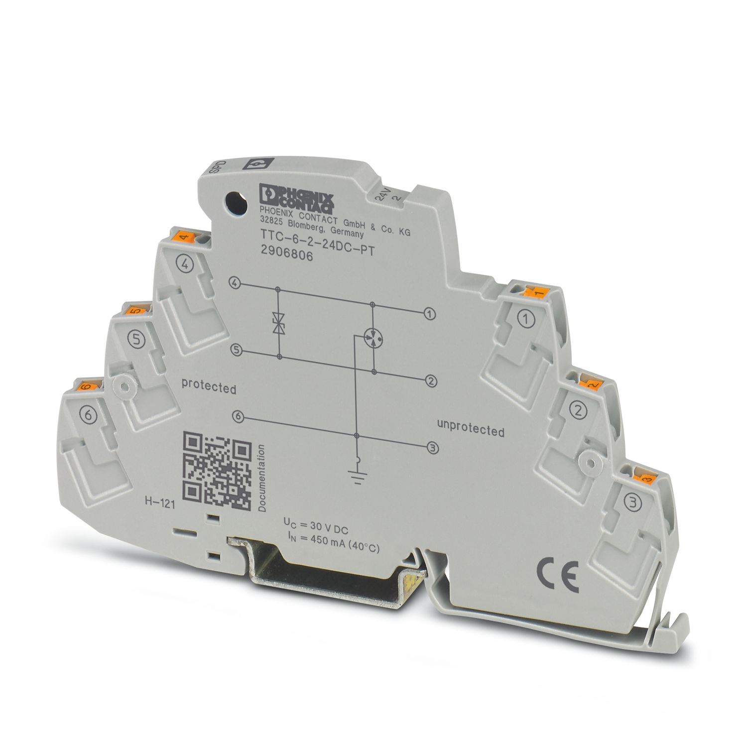 TTC-6-2-24DC-PT - Surge protection device - 2906806 | Phoenix Contact