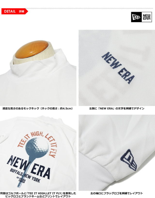 NEW ERA GOLF［ニューエラゴルフ］HighNeck KANOKO TEE golf ball Logo