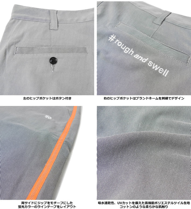 カジュアルゴルフドットコムby PALM SPRINGSにrough&swell［ラフアンド