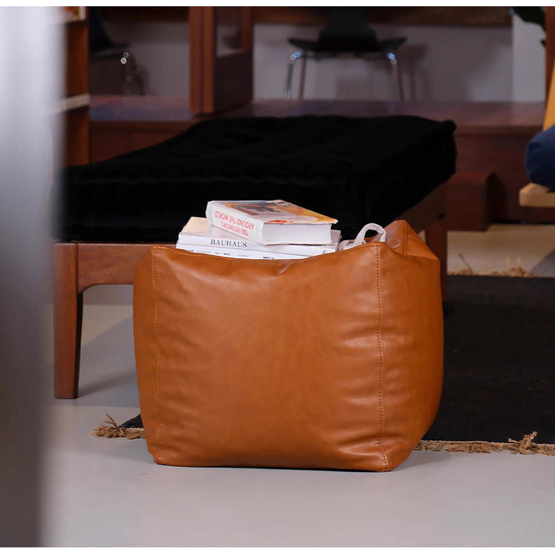 プフ 1人掛け PUレザー ソファー ヴィンテージ レトロ おしゃれ 1人