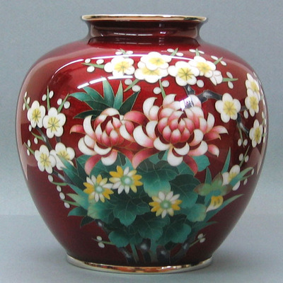 花瓶 - ￥200,000-300,000 | 贈答品・ギフトは安藤七宝店の七宝焼