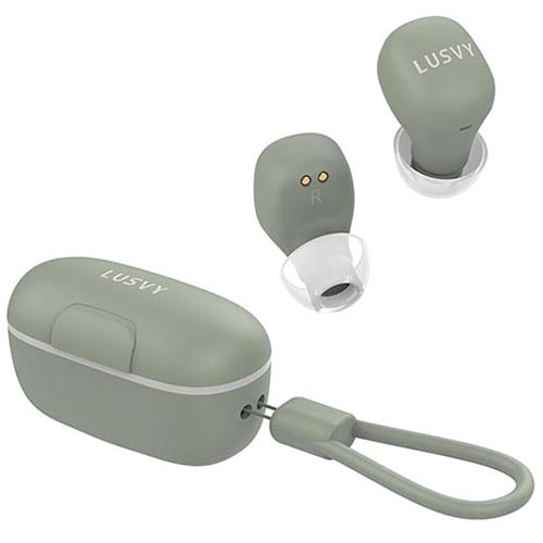 ナガオカ（NAGAOKA） 完全ワイヤレスイヤホン LUSVY カフェ 抹茶ラテ