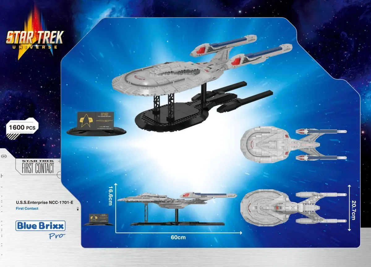 BlueBrixx STAR TREK USS Enterprise NCC-1701-E • Set 105685