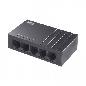 LAN-GIH5PSEPD【ギガビットスイッチングハブ（5ポート、PoE受電給電両