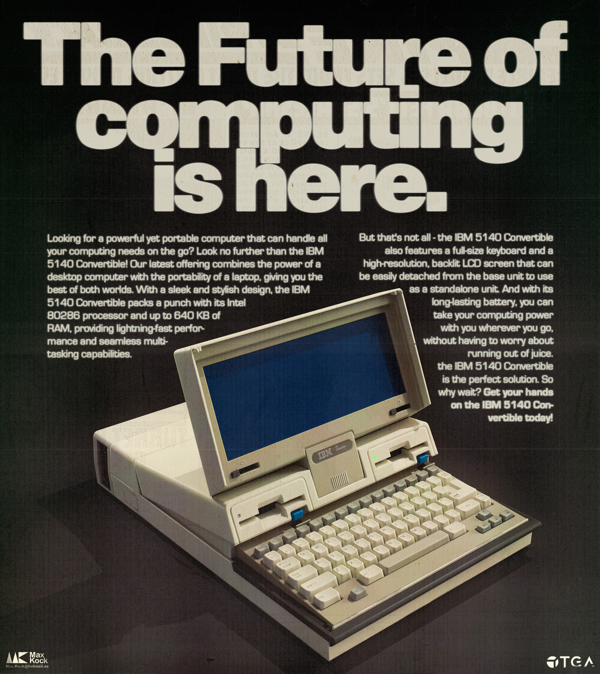 Max Kock - IBM 5140 Convertable