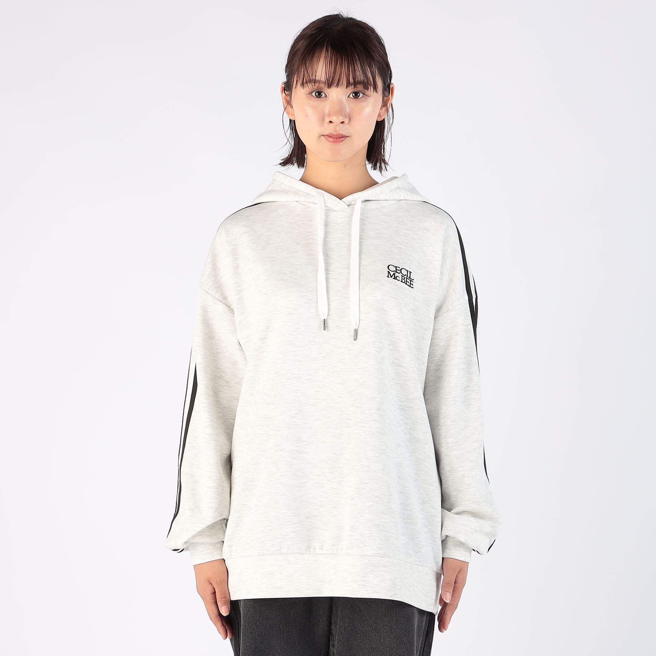 ワンポイント刺繍ロゴダンボールニットパーカー｜REVIVAL LOGO LINE