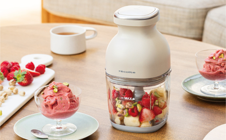 レコルト＞コードレスカプセルカッターボンヌ クリームホワイト RCP-7