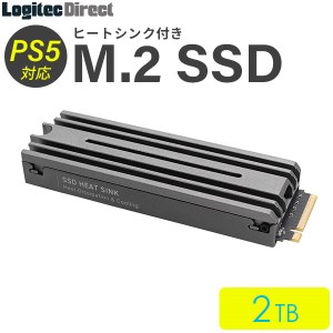 103-02】ロジテック PS5対応 ヒートシンク付きM.2 SSD 2TB Gen4x4対応