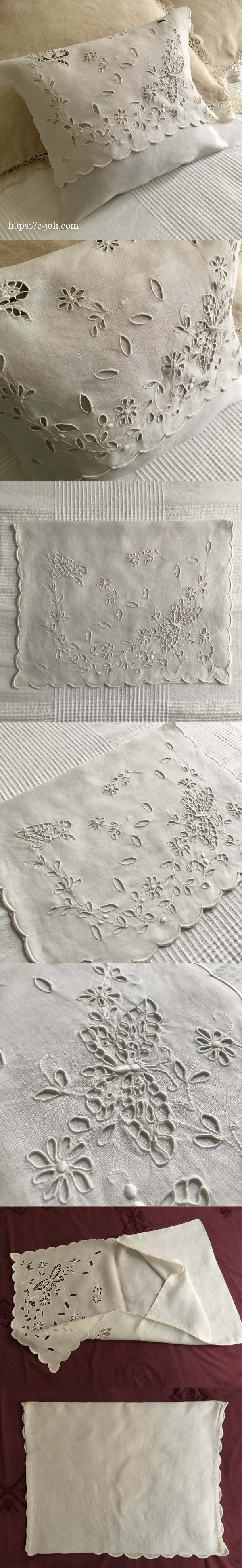 パリ発送】B1632 フランスアンティークリネンランジェリーケース