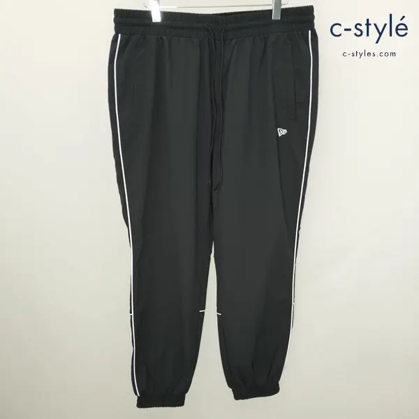 NEW ERA ニューエラ パイピングトラックパンツ XL ブラック 13330897