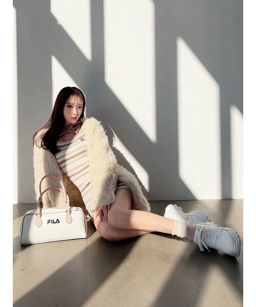 FILA】フーディミニニットワンピース（ワンピース）｜FILA（フィラ）の