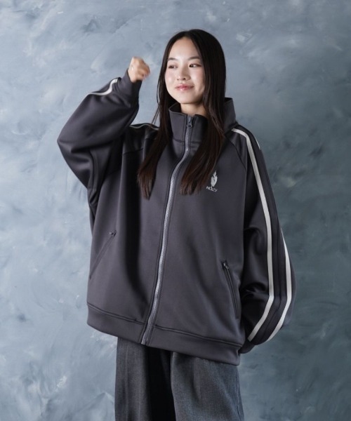 NOIZY（ノイジー）の「THREADS NOIZ TRACK JKT / ワンポイント 刺繍