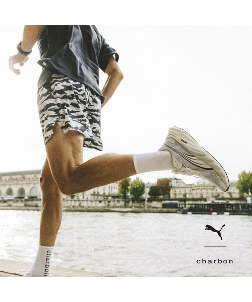 PUMA プーマ ユニセックス PUMA x charbon ランニング ショーツ M PUMA