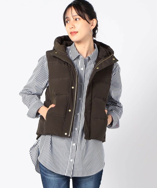 Grand PARK（グランドパーク）の「撥水 フード付きダウンベスト