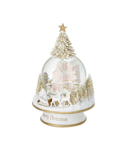 スノードーム ツリータウン XL ピンク（インテリア雑貨）｜Francfranc