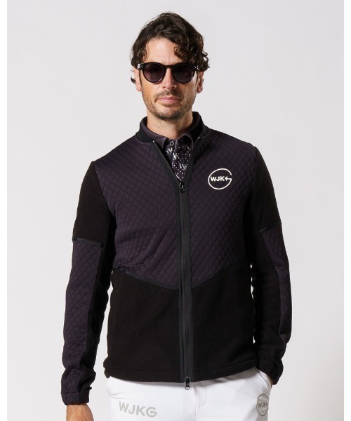 WJKG（ダヴルジェイケイジー）の「quilting zip up blouson（ブルゾン