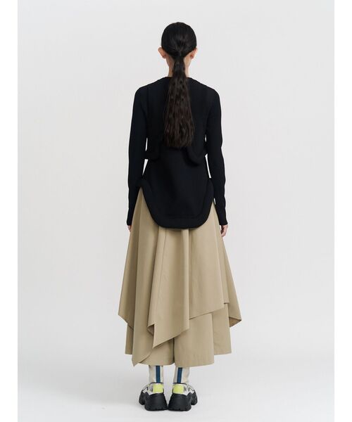 ASYMME LAYERED PT / アシメレイヤードパンツ（その他パンツ）｜UN3D