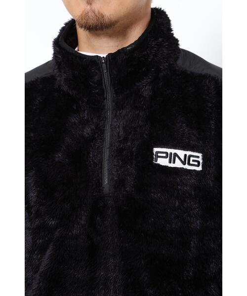 PING（ピン）の「【PING APPAREL】ボアフリースハーフジッププル