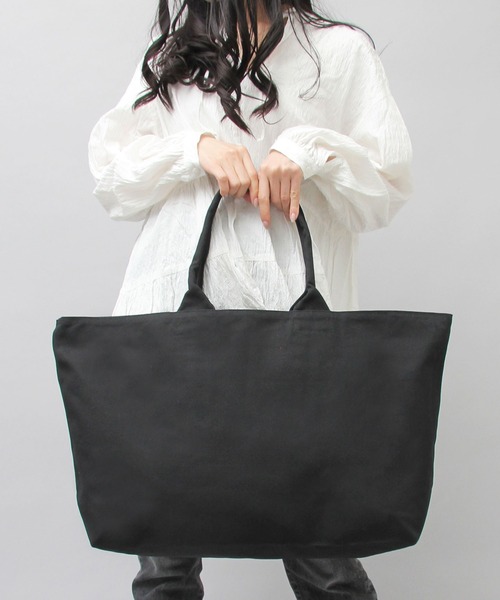 ヘヴィーキャンバス ジップ 大容量 トートバッグ（ボストンバッグ