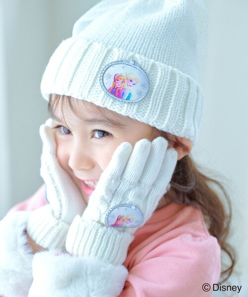 セール】【ディズニー/FROZEN】ワッペン付きニット帽（ニットキャップ