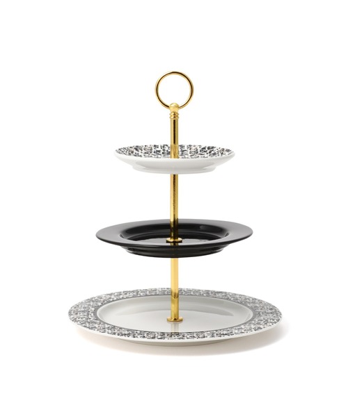 ツイード ケーキスタンド ブラック（食器）｜Francfranc（フランフラン