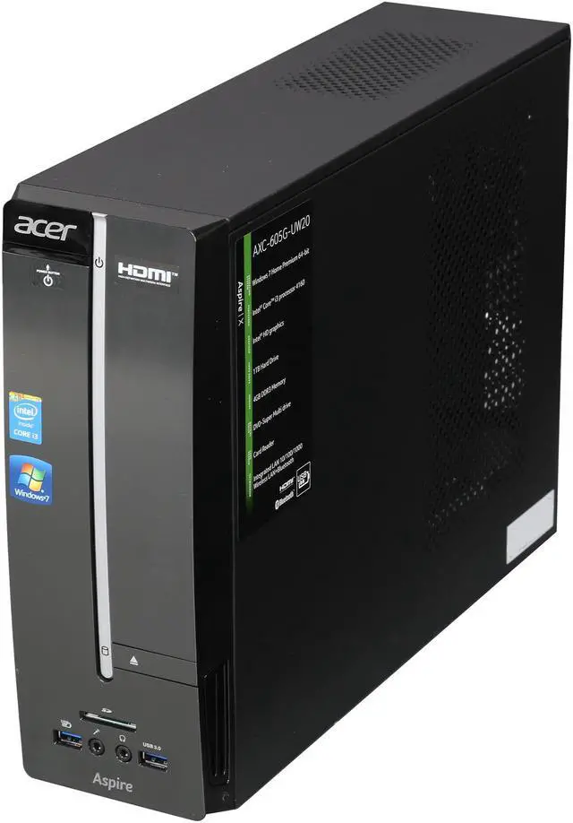Refurbished: Acer Certified Refurbished Desktop PC Aspire AXC-605G