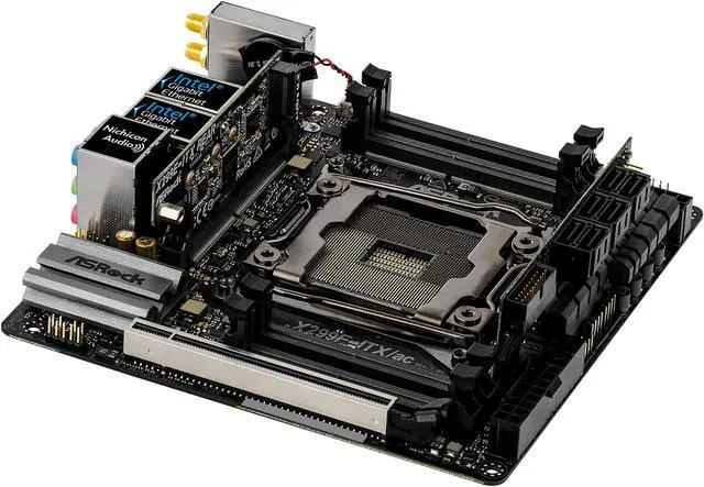 ASRock X299E-ITX/AC LGA 2066 Mini ITX Intel Motherboard - Newegg.com