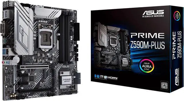 ASUS PRIME Z590M-PLUS LGA 1200 Micro ATX Intel Motherboard