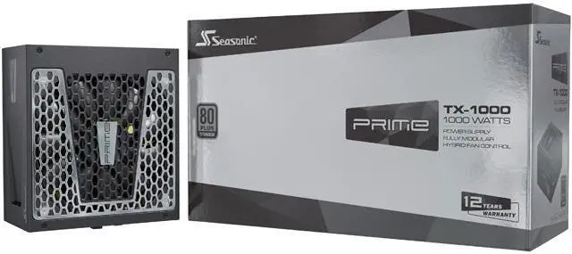 Seasonic PRIME TX-1000, 1000W Full Modular Power Supply for Gaming