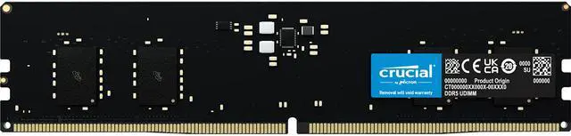 Crucial 32GB DDR5 5600 (PC5 44800) Memory (Desktop Memory