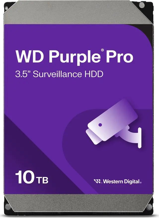 WD Purple Pro WD101PURP 10TB 7200 RPM 256MB Cache SATA 6.0Gb/s 3.5