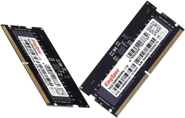 KingSpec 32GB (2 x 16GB) 262-Pin DDR5 SO-DIMM Laptop RAM 4800 (PC5
