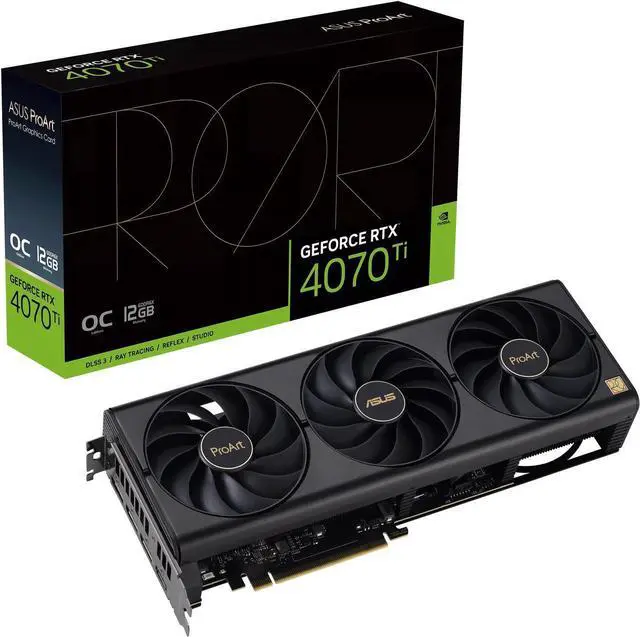 ASUS PROART GeForce RTX 4070 Ti Gaming Graphics Card, Video Card