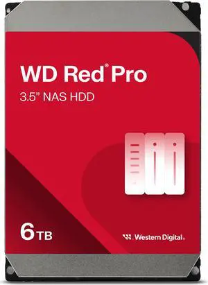 WD Red Plus 6TB NAS Hard Disk Drive - 5400 RPM 3.5