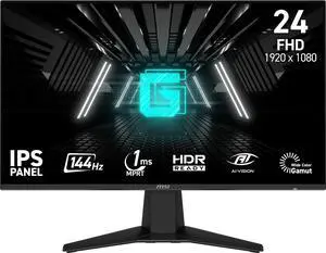 MSI MAG 256F 24.5” FHD Gaming Monitor – 180Hz, 1ms GTG, Rapid IPS