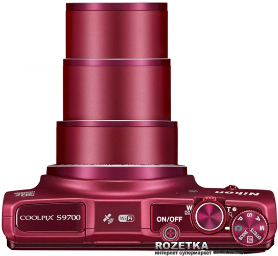 Фотоаппарат Nikon Coolpix S9700 Red (VNA651E1) купить на ROZETKA