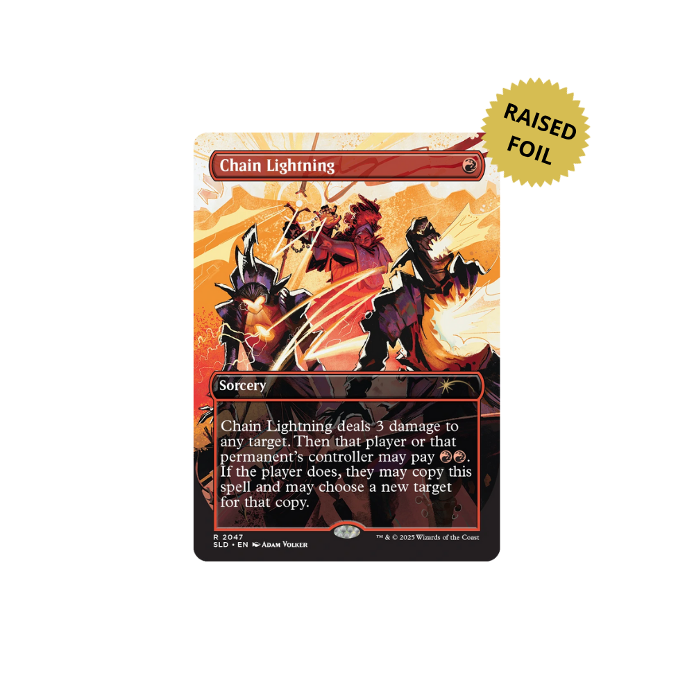 MTG Secret Lair EVERYTHING IS ON FIRE [Raised Foil]