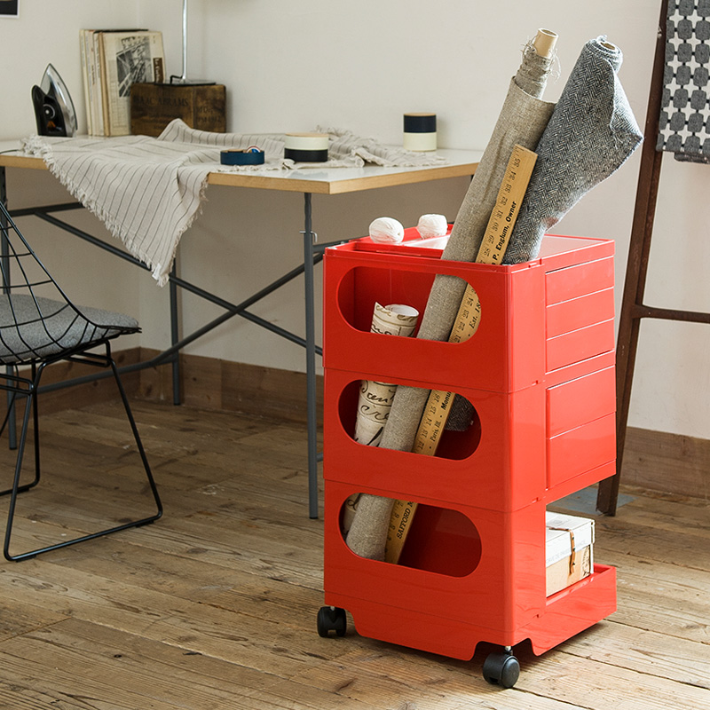 BOBY WAGON ボビーワゴン 3段5トレイ HONEY｜ボビーワゴン3段 | THE