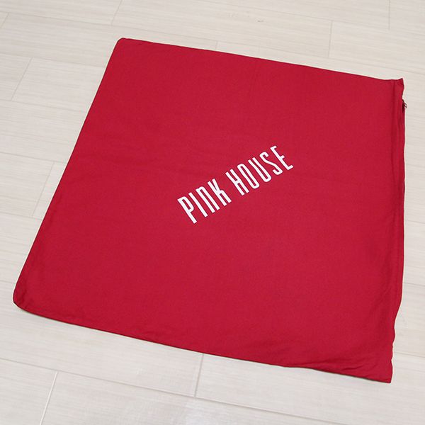 赤ロゴクッションカバー - ピンクハウス通販｜リサイクルブティック