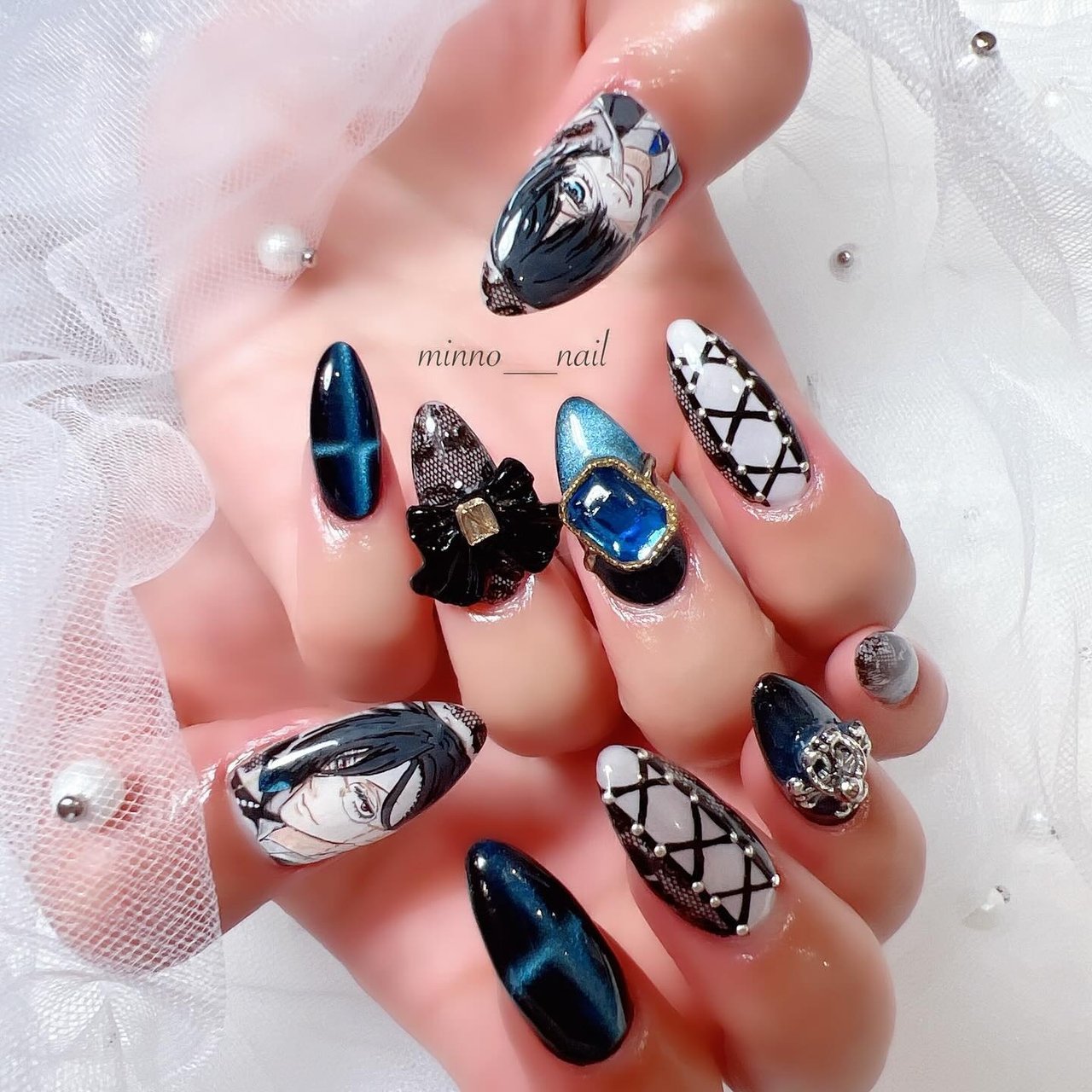 痛ネイル/個性派 - minno__nailのネイルデザイン[No.8812703]｜ネイル