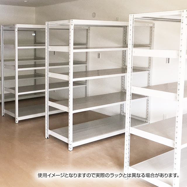 スチールラック SOシリーズ 耐荷重200kg/段 ホワイトグレー 高さ2100