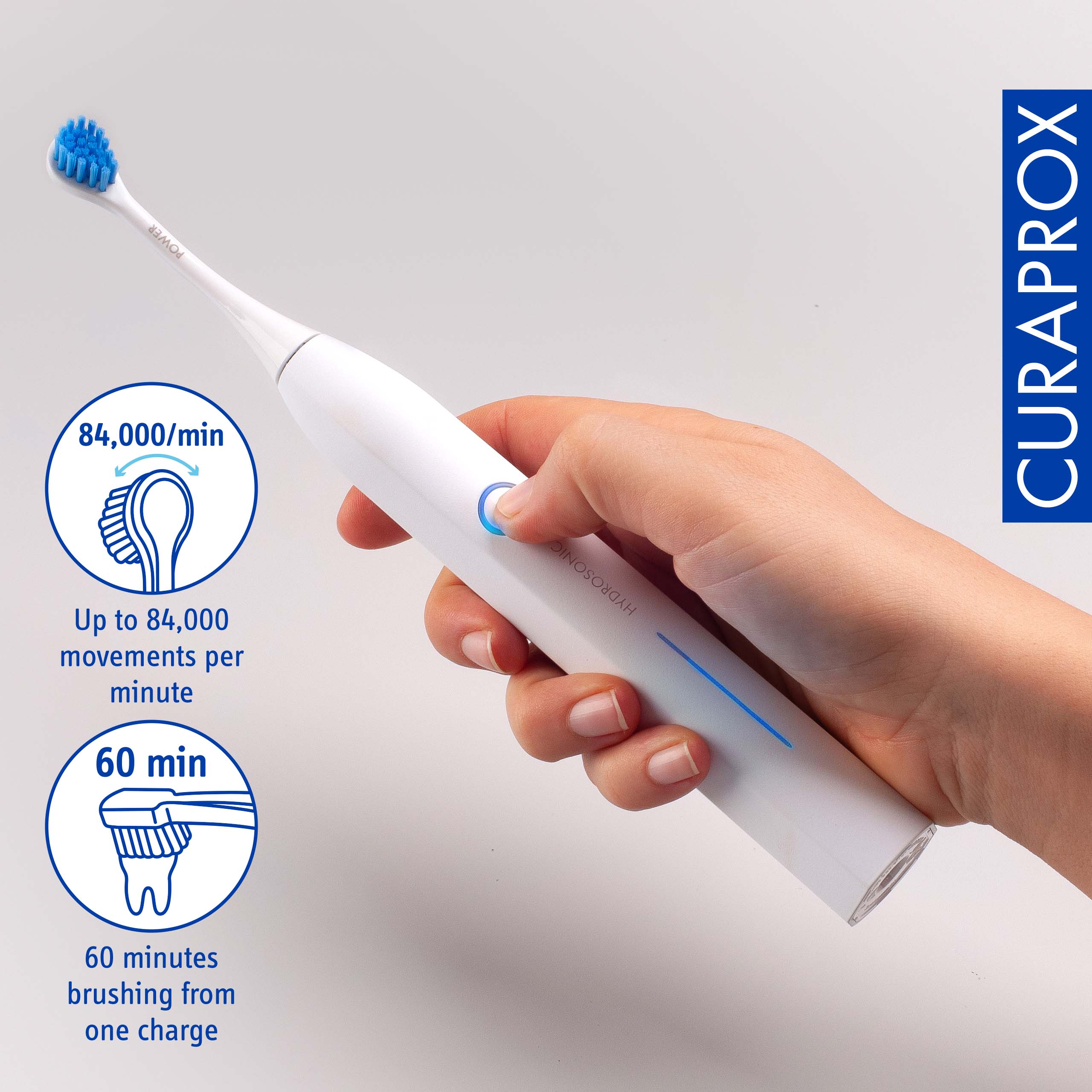 Curaprox Hydrosonic Pro, Electric Toothbrush