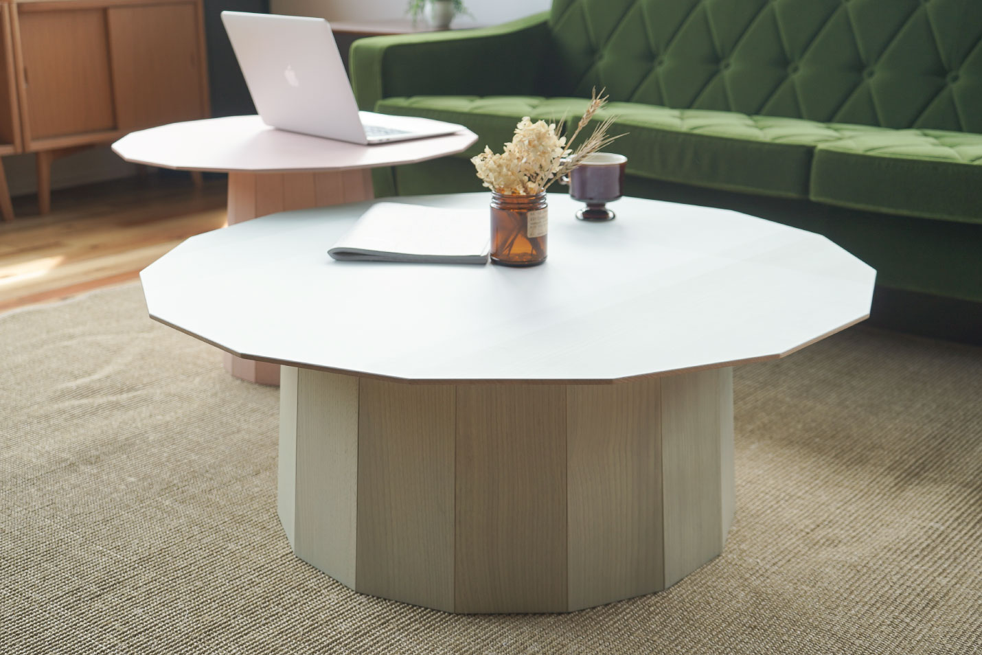 カリモクニュースタンダード カラーウッド グリーングリッド（Karimoku